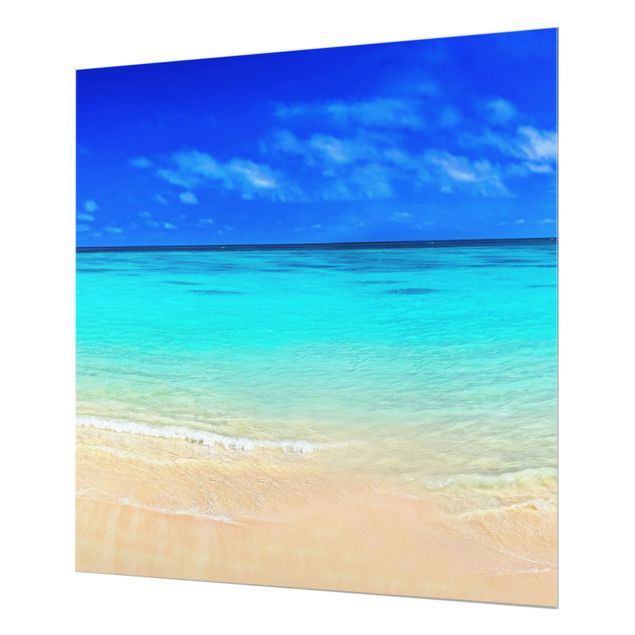 Glass Splashback - Paradise Beach I - Square 1:1