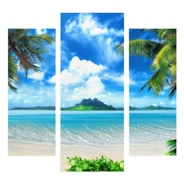 Print on canvas 3 parts - Dream Holiday