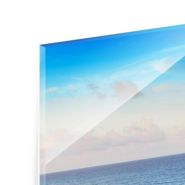Glass print - Cancun Ocean Sunset