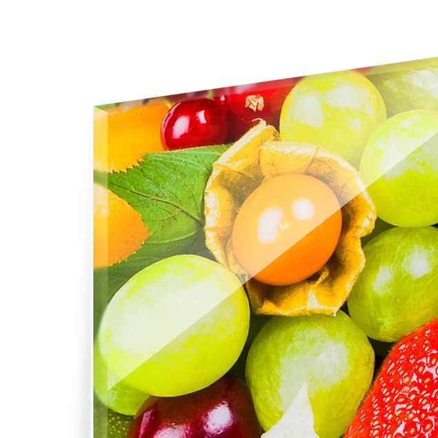 Glass print - Tropical Fruits