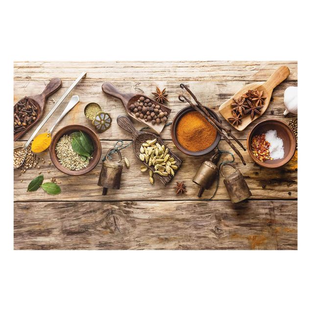 Glass print - Mixed Spices