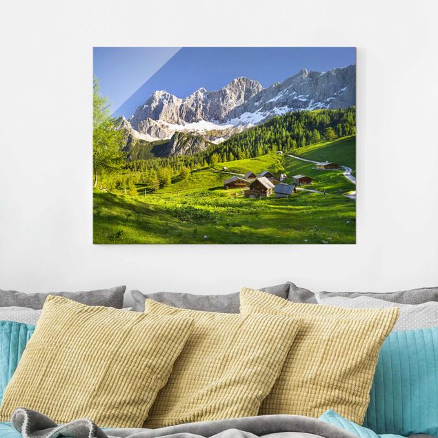 Glass print - Styria Alpine Meadow