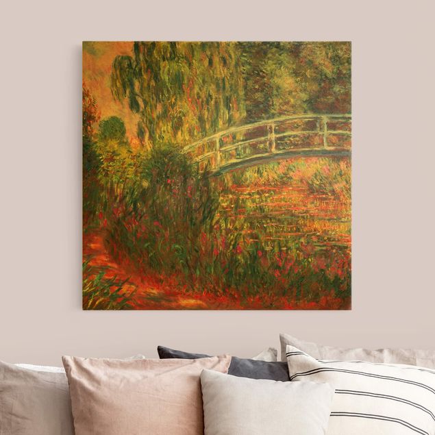 Canvas print - Claude Monet - Japanese Bridge In The Garden Of Giverny
