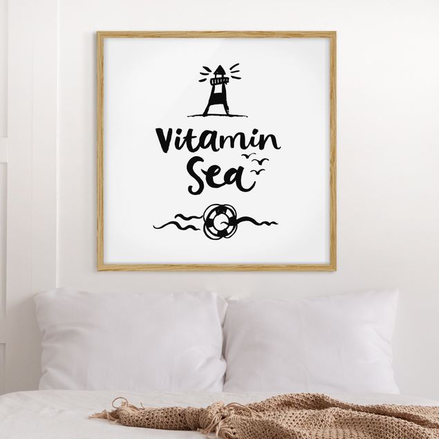 Framed poster - Vitamin Sea