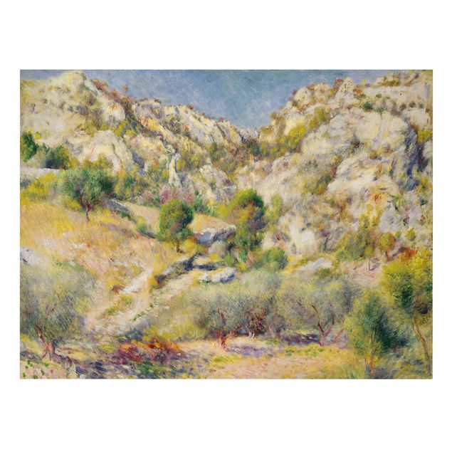 Canvas print - Auguste Renoir - Rock At Estaque