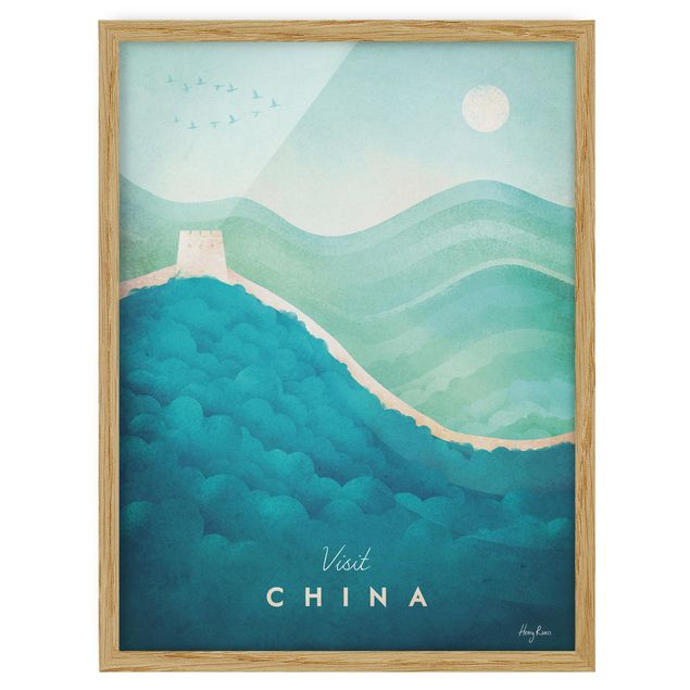 Framed poster - Travel Poster - China