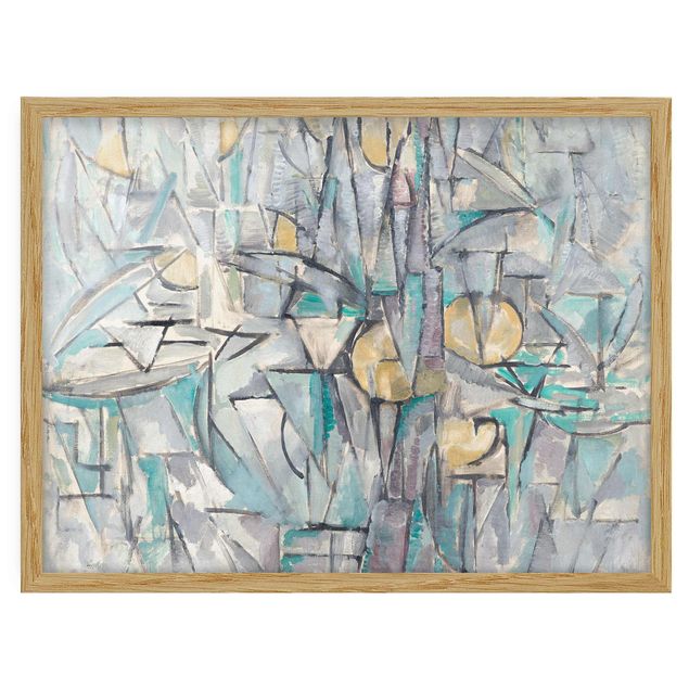 Framed poster - Piet Mondrian - Composition X