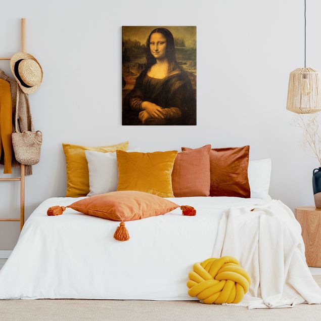 Canvas print gold - Leonardo da Vinci - Mona Lisa