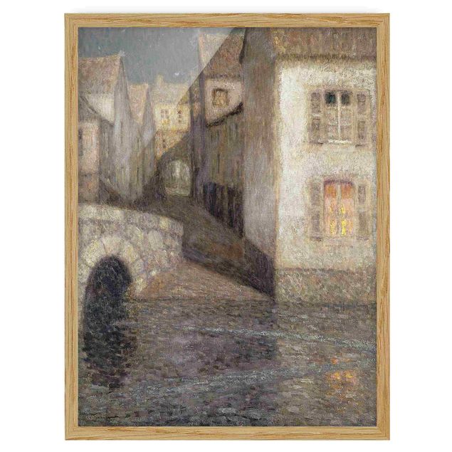 Framed poster - Henri Le Sidaner - The House by the River, Chartres