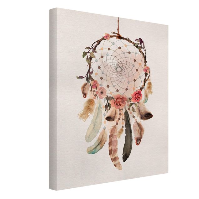 Print on canvas - Dream Catcher With Beads
