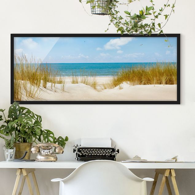 Framed poster - Beach On The North Sea