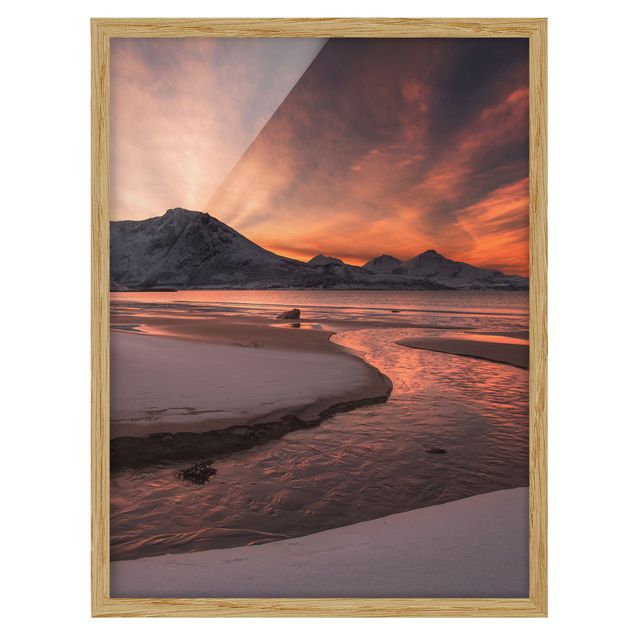 Framed poster - Golden Sunset