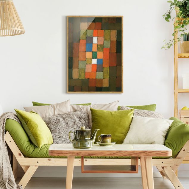 Framed poster - Paul Klee - Static-Dynamic Increase