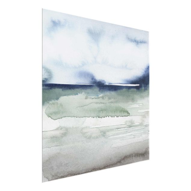 Glass print - Ocean Waves I