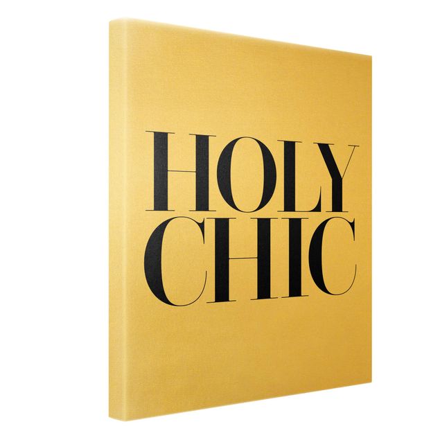 Canvas print gold - HOLY CHIC