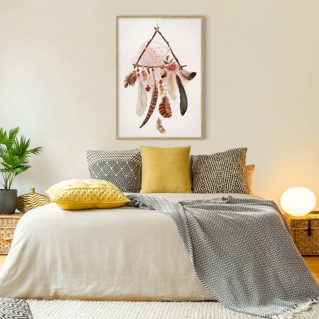 Framed poster - Dreamcatcher Triangle