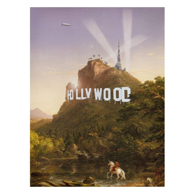 Print on canvas - Painting Hollywood