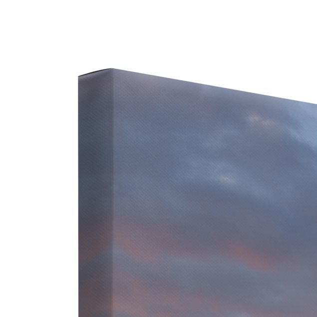 Print on canvas 2 parts - Auckland Skyline Sunset