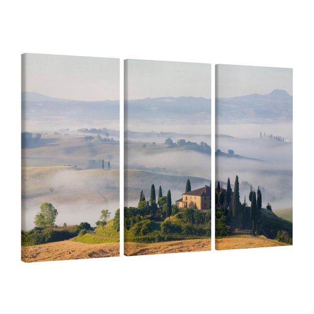 Print on canvas 3 parts - Country Estate In The Tuscany
