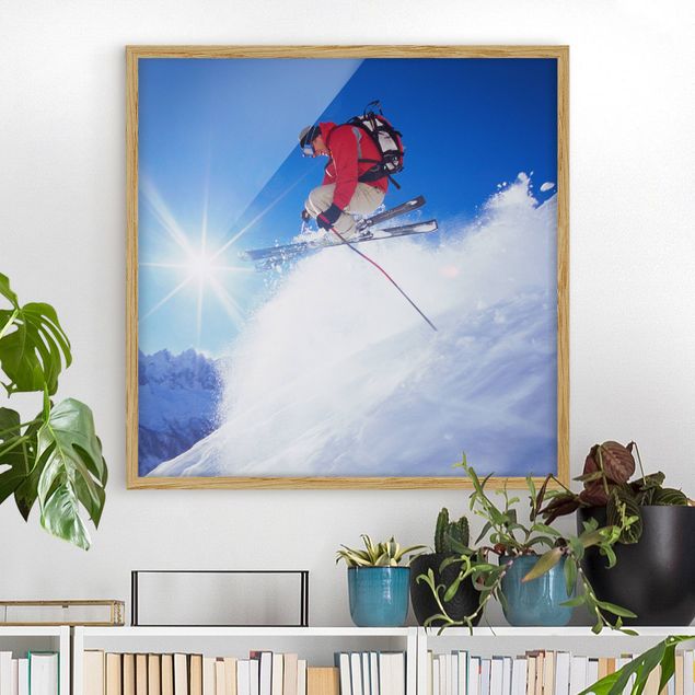 Framed poster - Ski Jumping