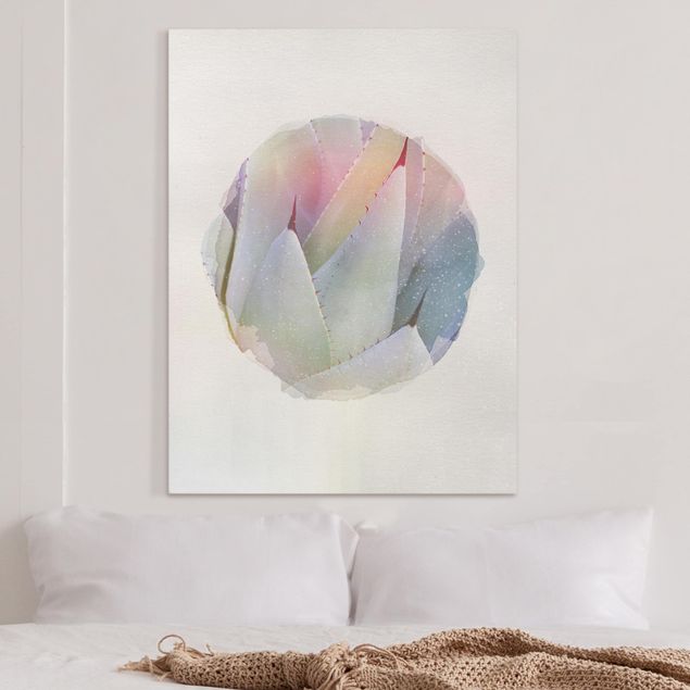 Canvas print - WaterColours - Agave
