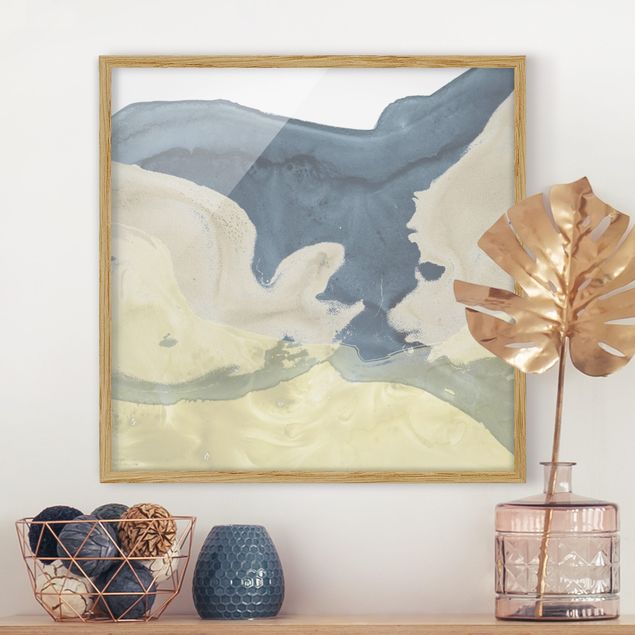 Framed poster - Ocean And Desert II