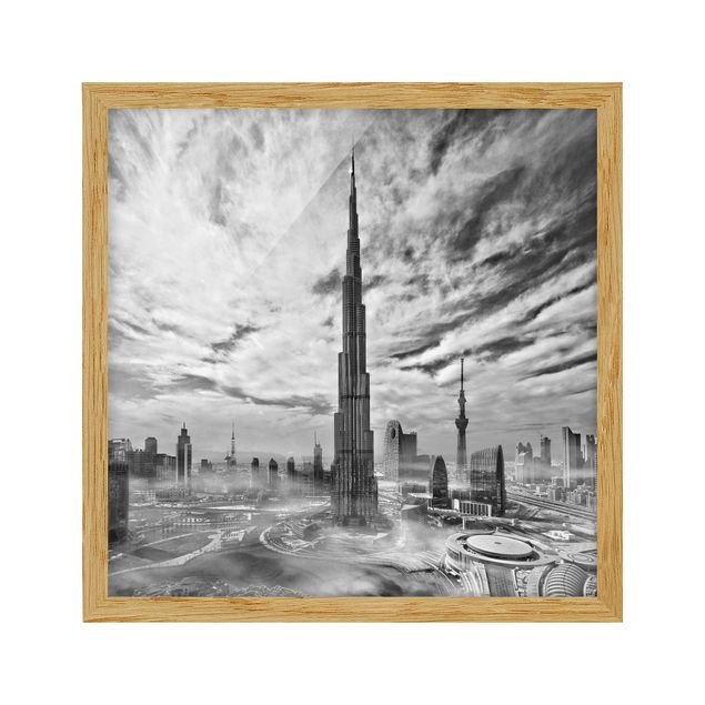 Framed poster - Dubai Super Skyline