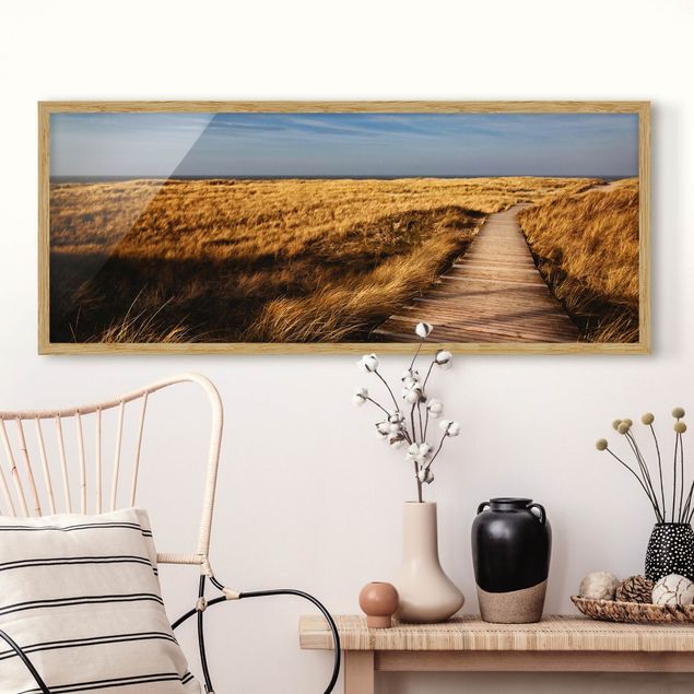 Framed poster - Dune Path On Sylt