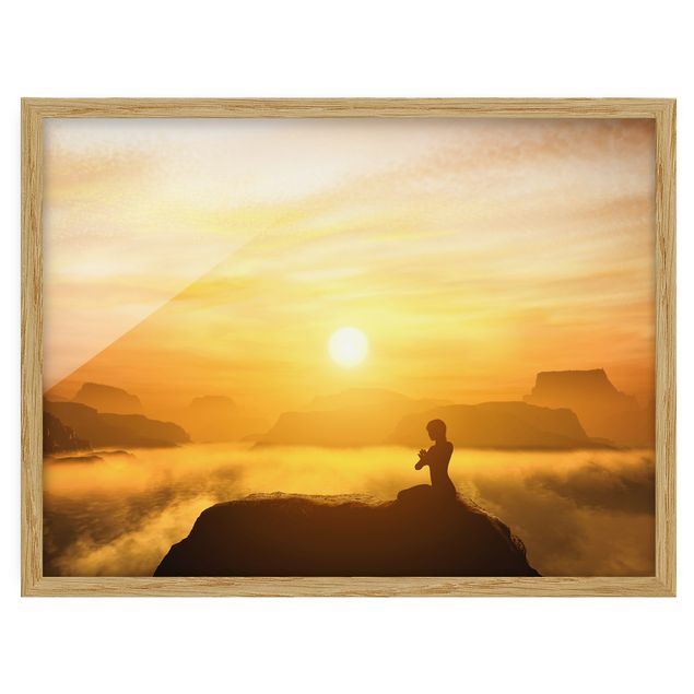 Framed poster - Yoga Meditation