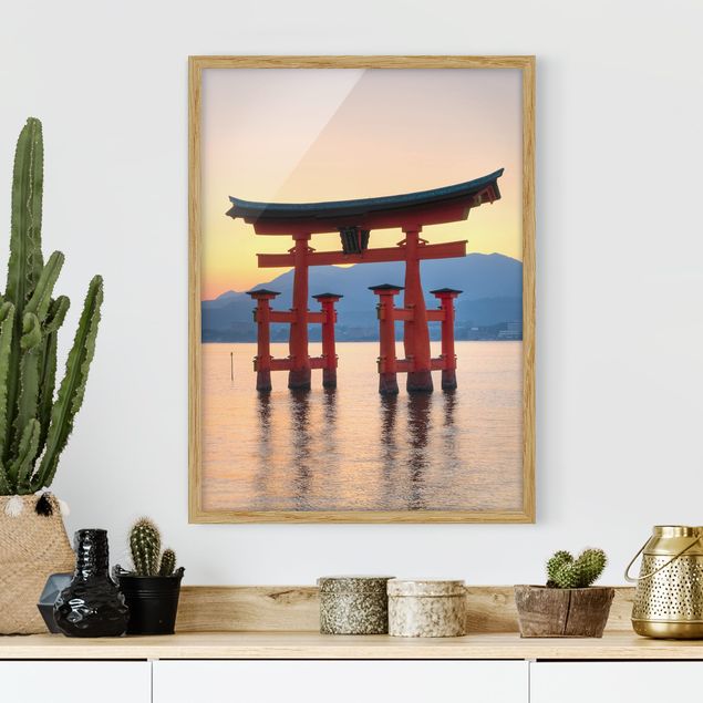 Framed poster - Torii At Itsukushima