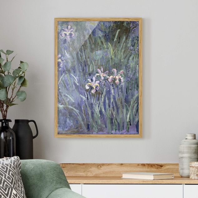 Framed poster - Claude Monet - Iris