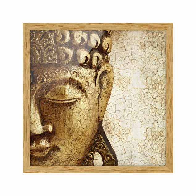 Framed poster - Vintage Buddha