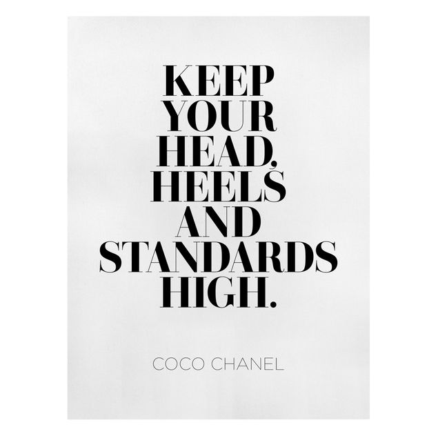 Print on canvas - Keep Your Head High