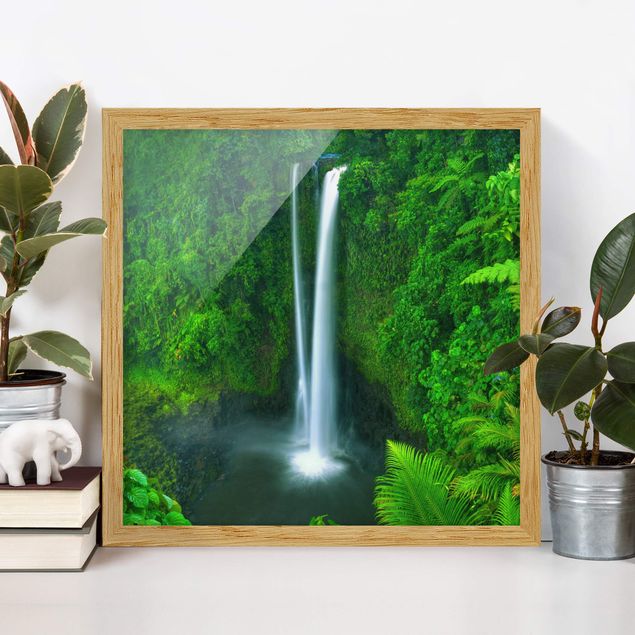 Framed poster - Heavenly Waterfall