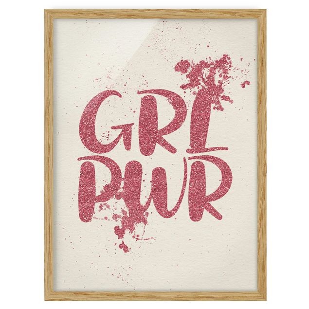 Framed poster - Girl Power