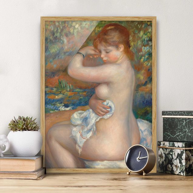 Framed poster - Auguste Renoir - After the Bath