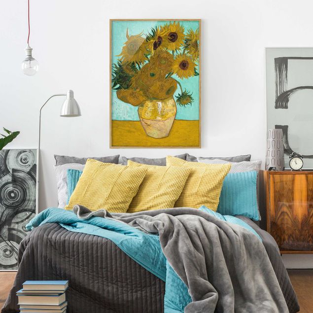 Framed poster - Vincent van Gogh - Sunflowers