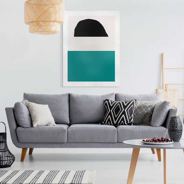 Canvas print - Line Art Abstract Shapes