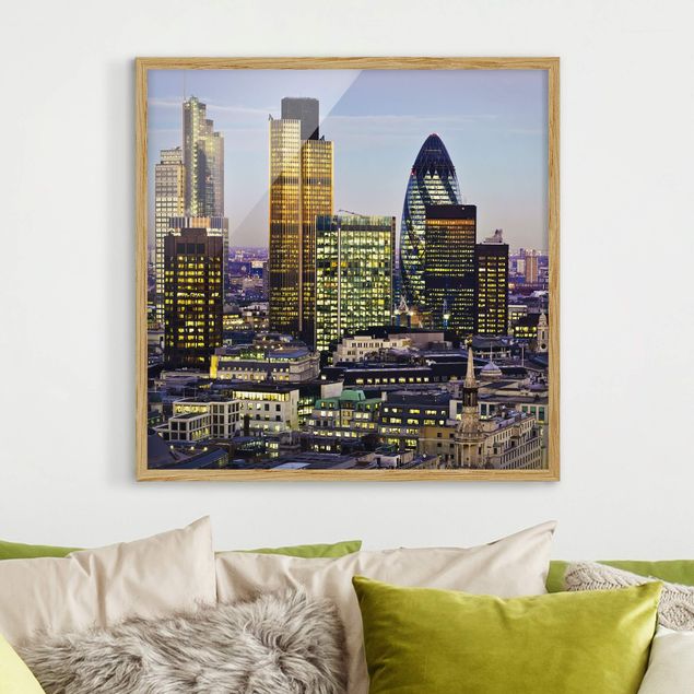 Framed poster - London City