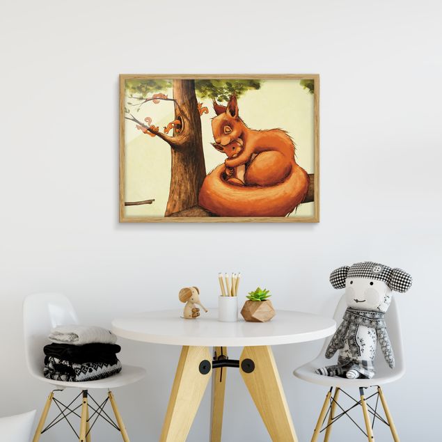 Framed poster - Mommy Squirricorn