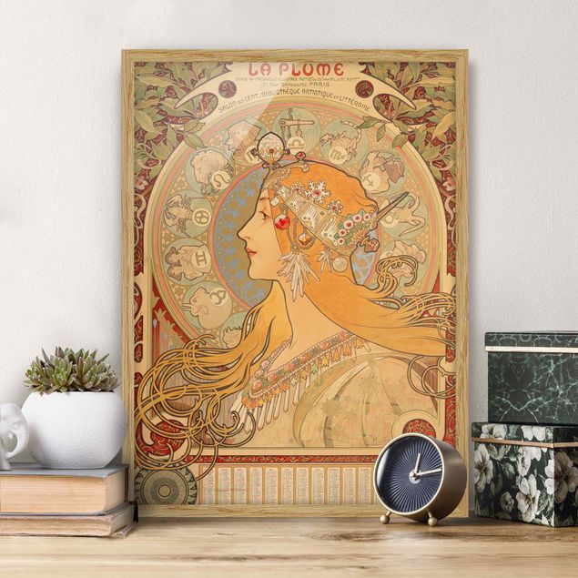 Framed poster - Alfons Mucha - Zodiac