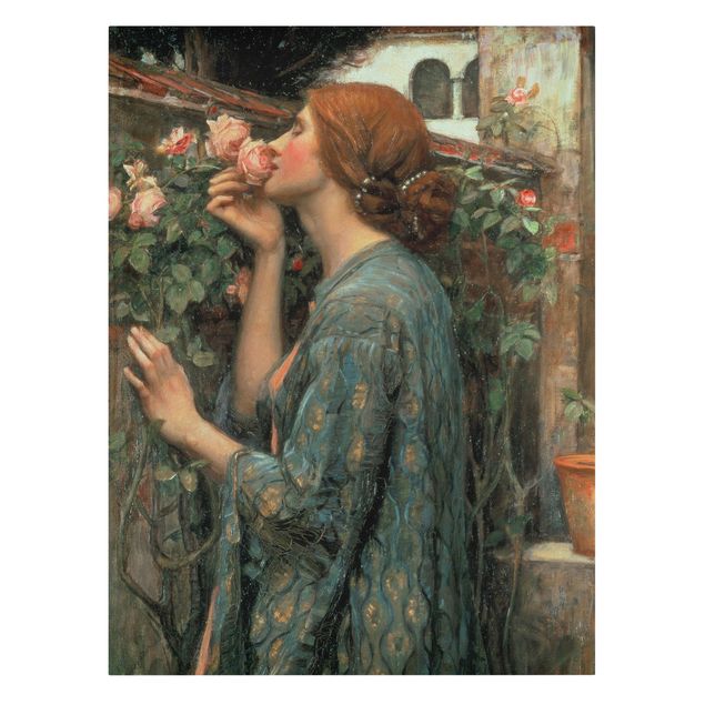 Canvas print - John William Waterhouse - The Soul Of The Rose
