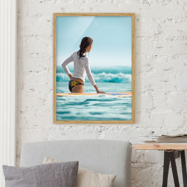 Framed poster - Surfer