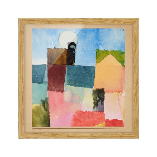 Framed poster - Paul Klee - Moonrise (St. Germain)