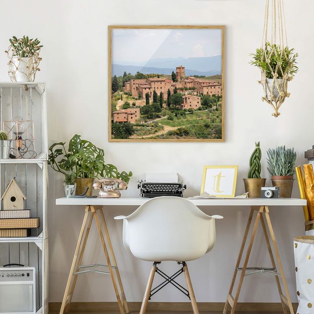 Framed poster - Charming Tuscany