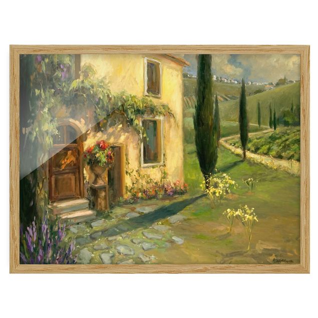 Framed poster - Italian Countryside - Cypress