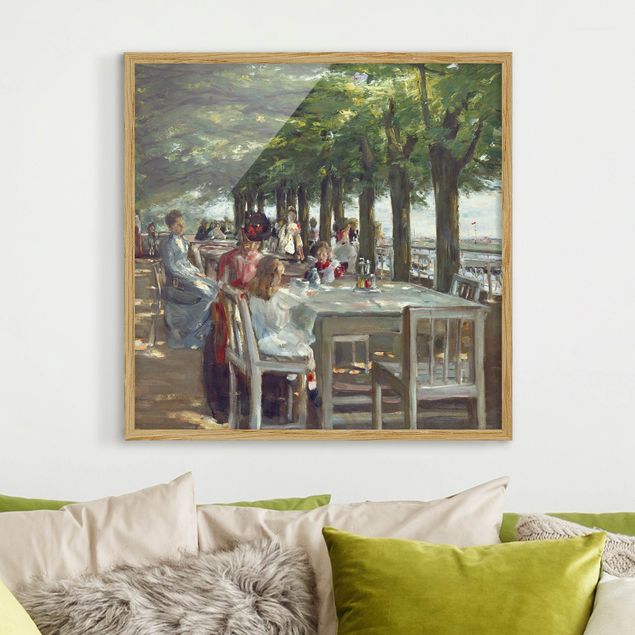Framed poster - Max Liebermann - The Restaurant Terrace Jacob