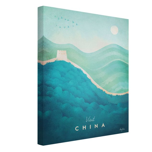 Print on canvas - Travel Poster - China