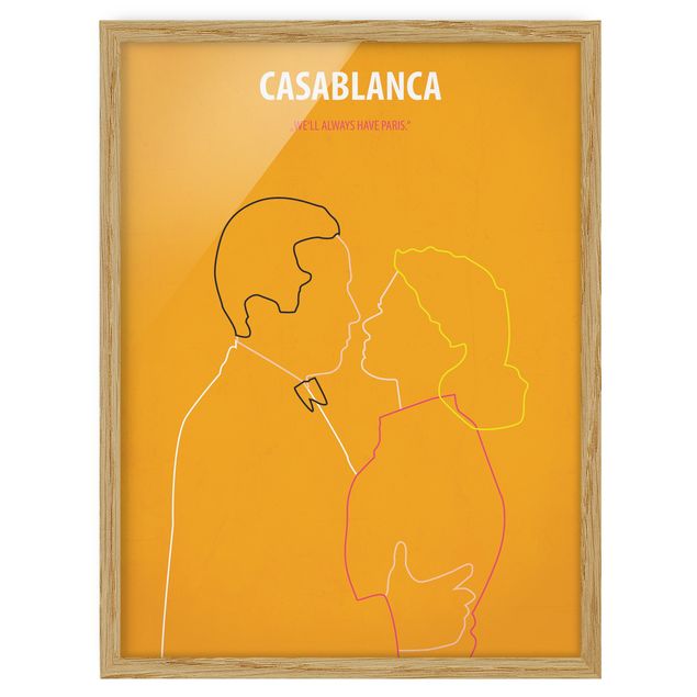 Framed poster - Film Poster Casablanca