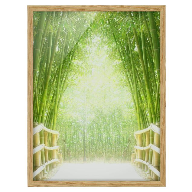 Framed poster - Bamboo Way